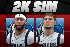 高了低了？2K模拟新赛季：弗拉格17.6+6.6+2.7 浓眉20.5+8.8+3.1