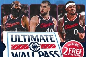 快船新赛季主场球迷墙区域季票仅售495美元 平均票价12美元一场